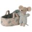 Baby Mouse in Carry Cot Blue
